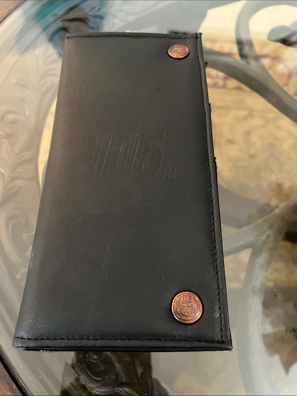 Harley Davidson men’s long tri fold 105th wallet